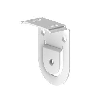0-154-PB-E01HX | EURO Small Bracket Hook Mount for End Support | 1½" (38mm) Projection